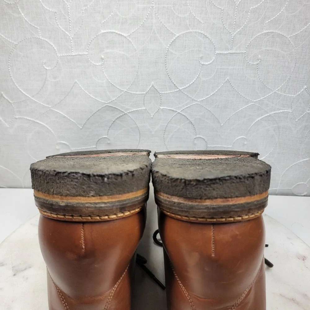 Johnston & Murphy Calder Leather Chukka Boots Mens 10.5 Brown Preppy Casual